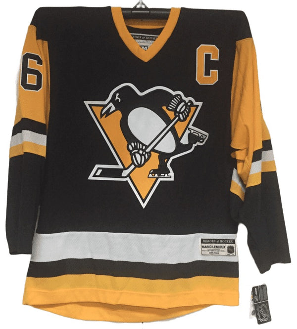 Stadium Adult Hockey Jersey - in Black/Gold/Grey Size Medium