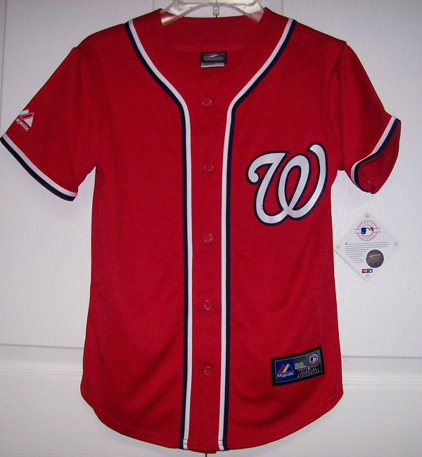 Majestic Bryce Harper Washington Nationals Toddler Red Player Name and Number T-Shirt Size:3T
