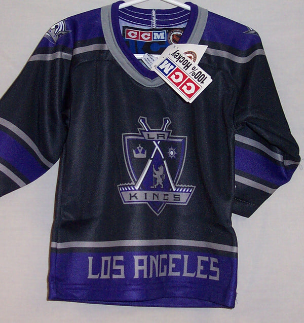 Los Angeles Kings Black Purple CCM 4100 TODDLER Jersey - Hockey Jersey  Outlet
