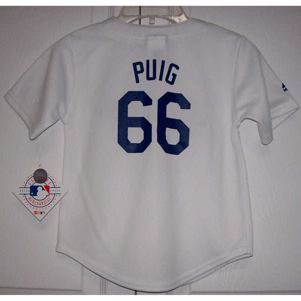 PUIG Los Angeles Dodgers Infant Majestic MLB Baseball jersey White