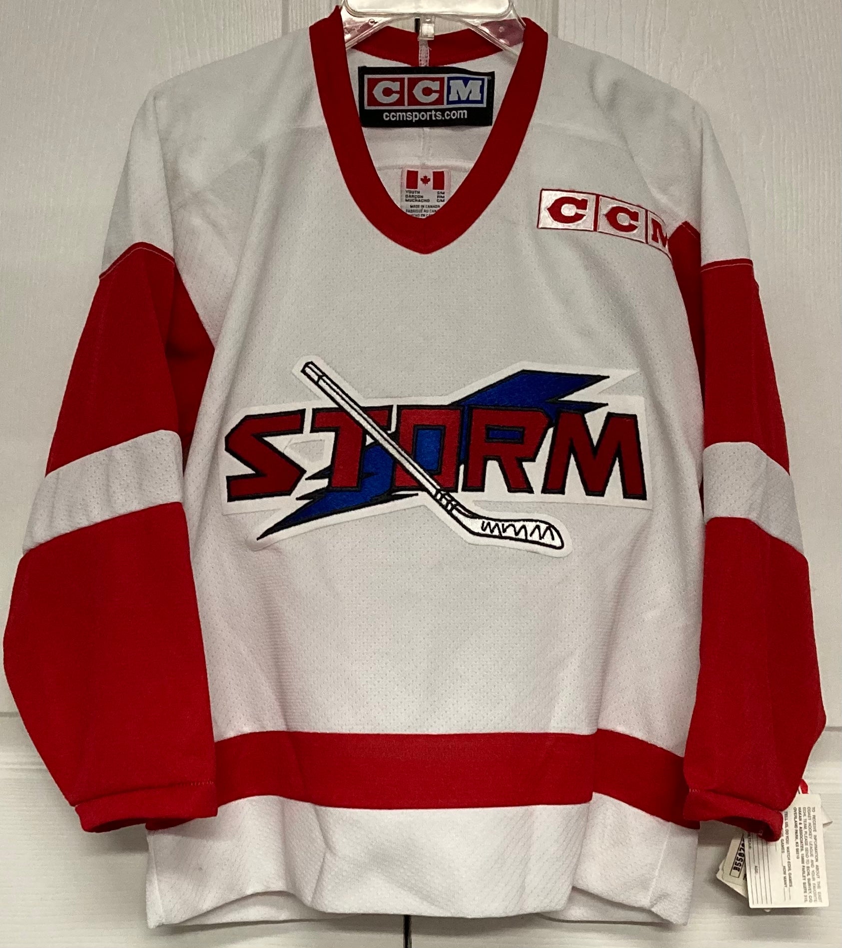 Toledo Storm ECHL Reebok 550 Hockey Jersey Youth - Hockey Jersey