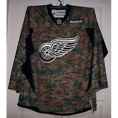 NHL Detroit Red Wings Adidas Camo Camouflage Knit Winter Scarf Adult