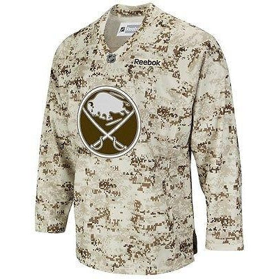 Military Sand CAMO Buffalo Sabres Reebok Premier 7277 Jersey - Hockey Jersey  Outlet