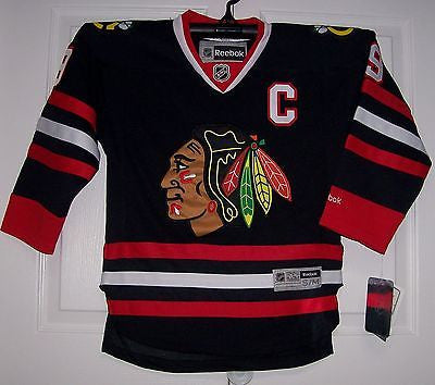 TOEWS Chicago Blackhawks Reebok Premier Home Red YOUTH Jersey