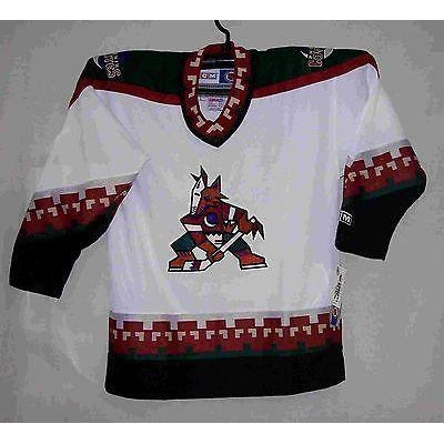 Vintage Phoenix Coyotes CCM Hockey Jersey Size XL White -  Hong Kong