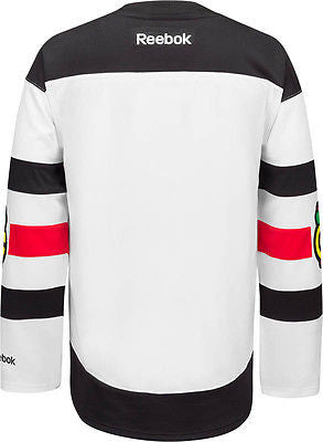 Custom Hockey Jerseys with A Blackhawk Logo and Shoulder Patches Adult XXL / (Just Number) / Black