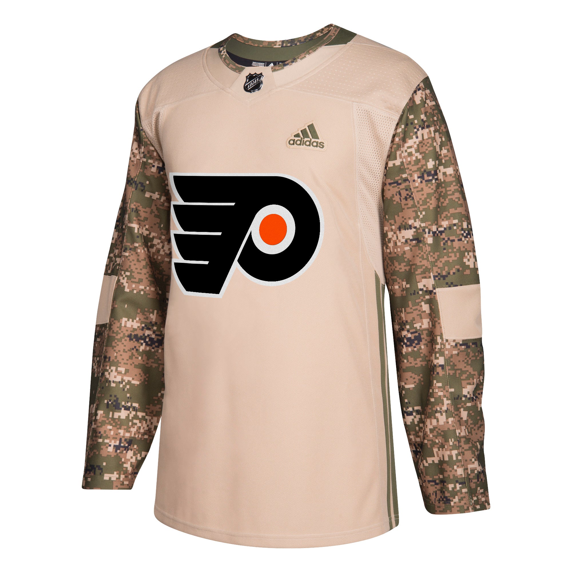 Detroit Red Wings 2019 Veterans Day Authentic Custom Practice Jersey Camo