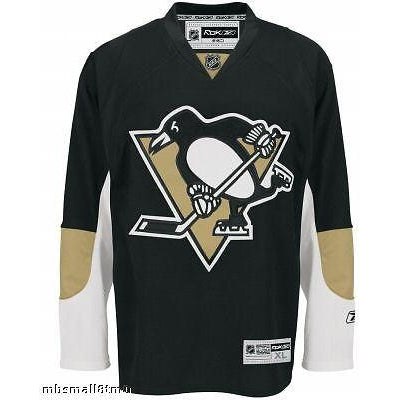 Pittsburgh Penguins Reebok Premier 7185 Home BLACK Jersey 250 Patch -  Hockey Jersey Outlet