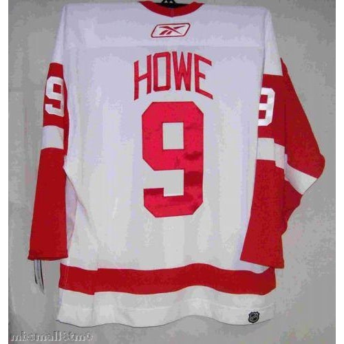 HOWE Detroit Red Wings Authentic AWAY Reebok 6100 Jersey - Hockey Jersey  Outlet