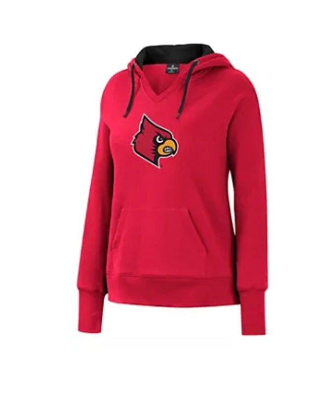 Colosseum Louisville Cardinals RED Crewneck Fleece NCAA Sweatshirt - Hockey  Jersey Outlet