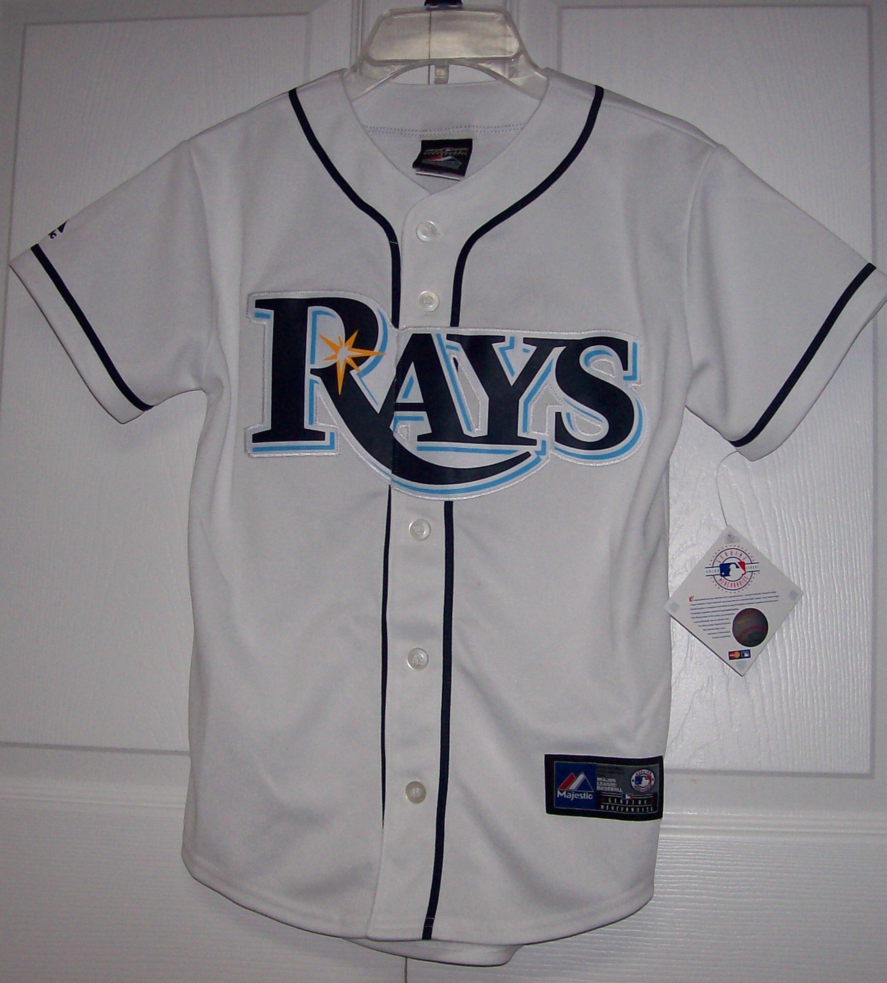 Tampa Bay Rays Evan Longoria Size 48 Authentic Majestic Cool Base Jersey  Stitch