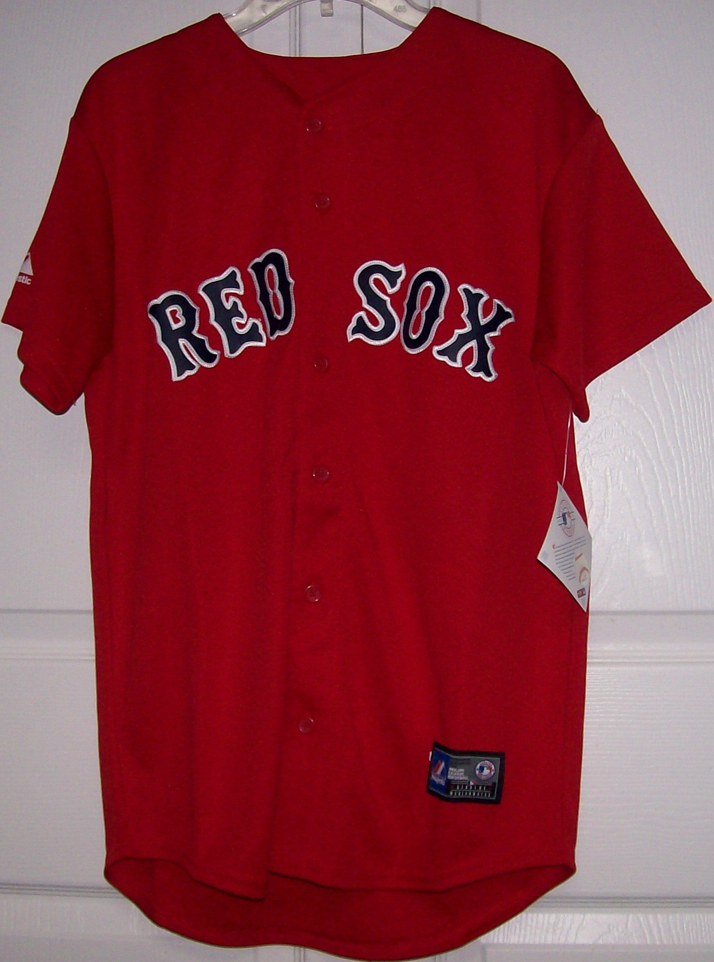 Buy MLB Boston Red Sox Youth Dustin Pedroia 15 Cool Base Batting Practice  Jersey, Large, Red/Navy Online at Low Prices in India 