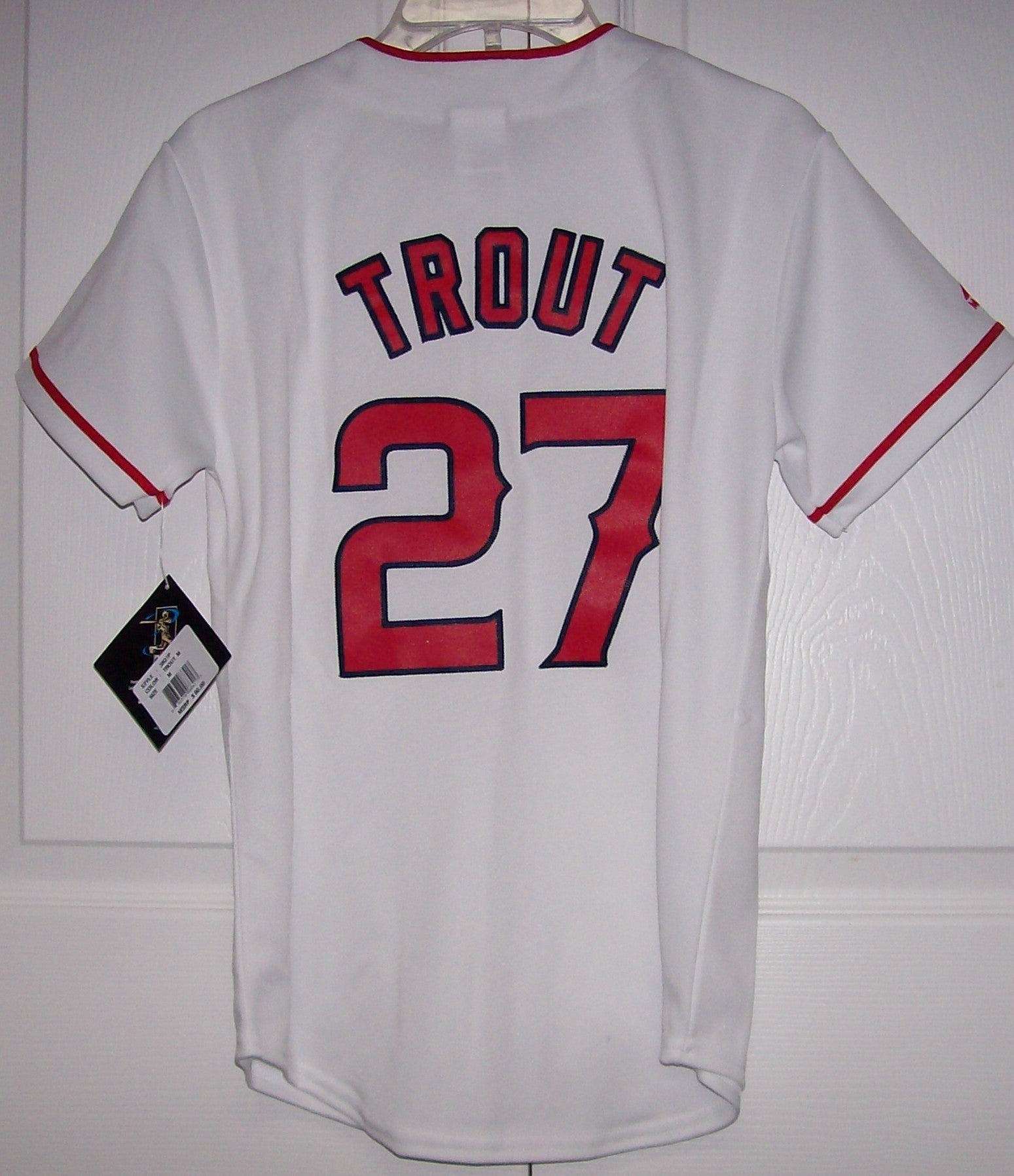 TROUT Los Angeles Angels TODDLER Majestic MLB Baseball jersey Home Whi -  Hockey Jersey Outlet